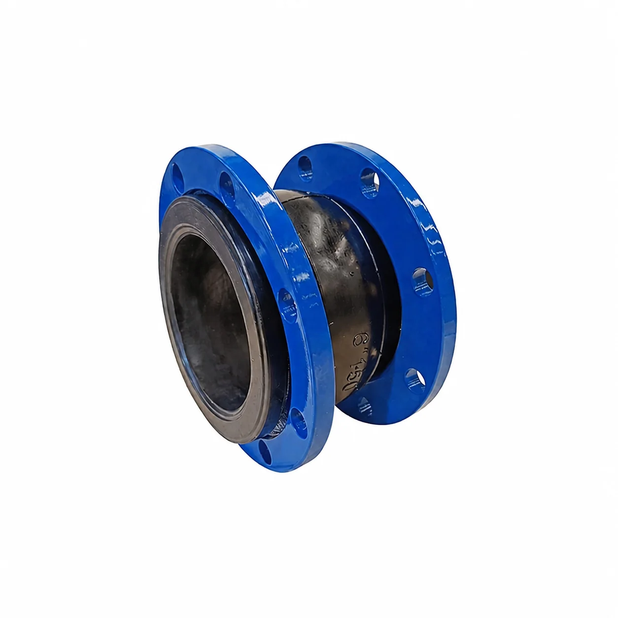 DIN ANSI Forged Steel Resistant Flexible Anti-vibration Rubber Joint Compensator Flange Connection for Oil Gas Water Supply