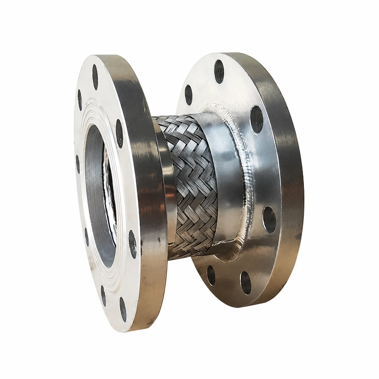 Braided Metal Bellow Corrugated Flange Joint Flexible Stainless Steel Hose