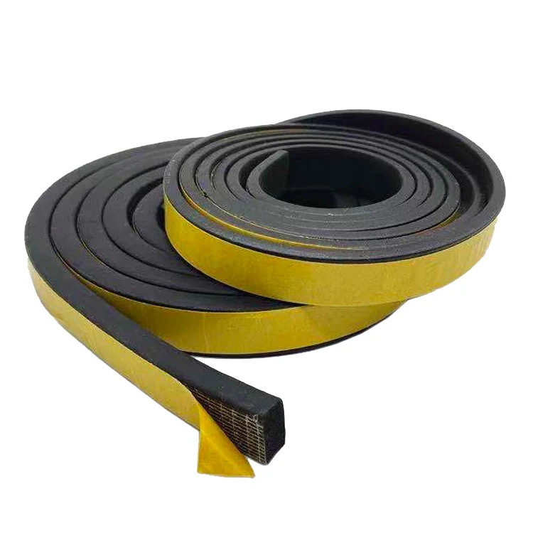 High Quality OEM Epdm Solid Rubber Strips Sponge Foam Extrusion Seal Strip