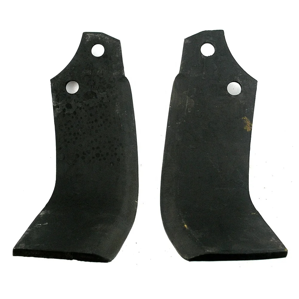 Farm Blades Curved Tiller Blades for First Choice Rotary Tiller Blade for Walk Behind Tractor Parts Agricultural Equipment Parts