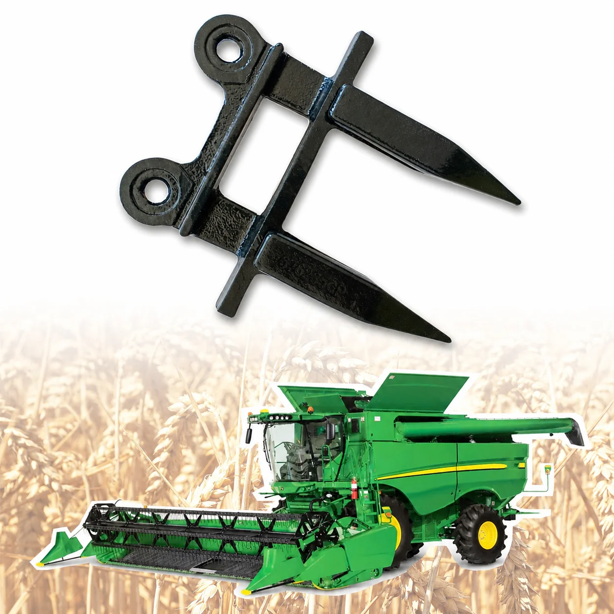 ABLSON Forged Double Beam Harvester Knife Guard With Combine Harvester Parts With Agricultural Equipment Parts for Case Ih