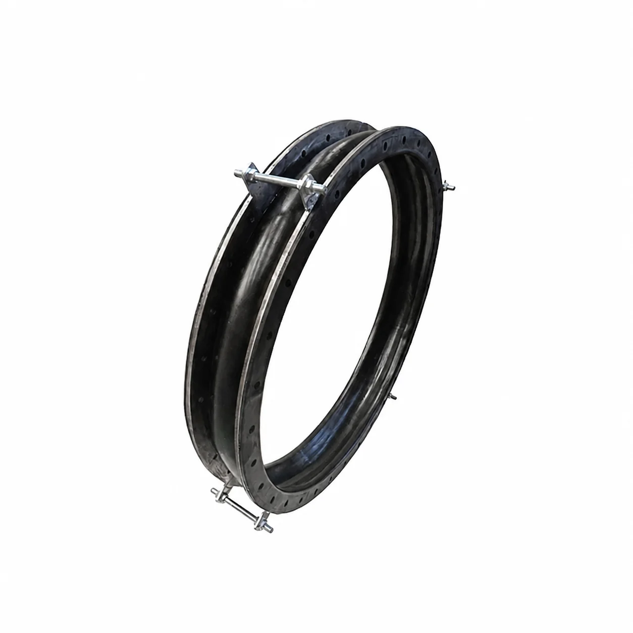 DN2000 Carbon Steel Flange End Face Fully Sealed Flexible Connector Rubber Expansion Joint