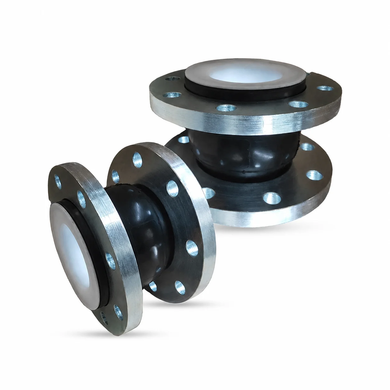 High Temperature Strong Acid and Alkali Resistance Single Ball Flexible Pipe PTFE Rubber Expansion Joint