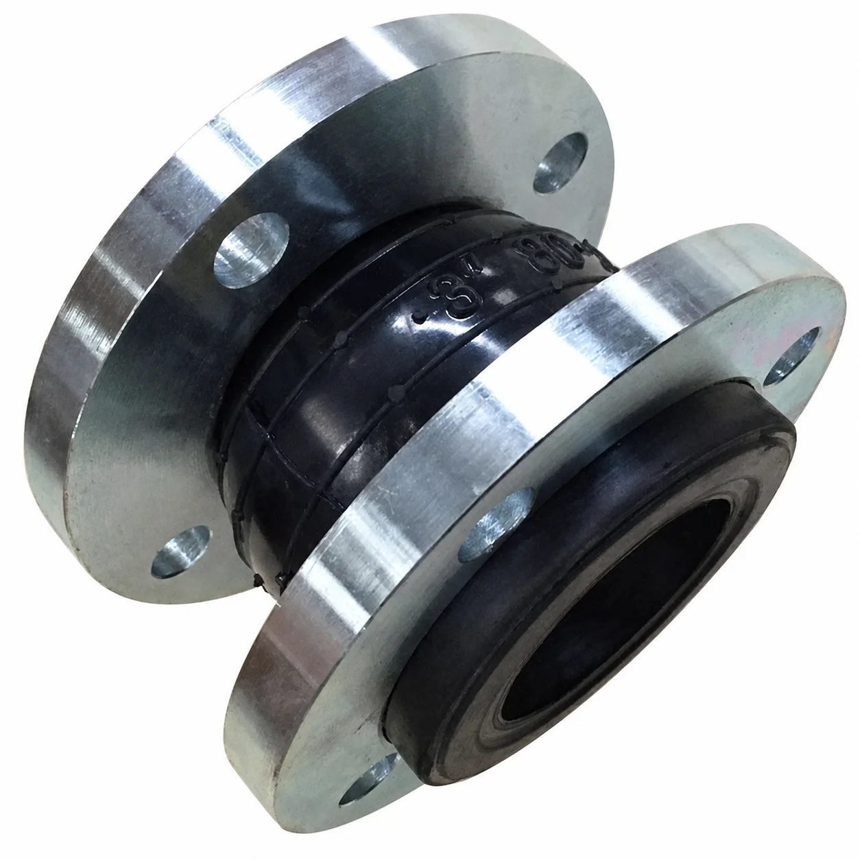 Galvanized Steel Gimbal Compensator JIS Standard Flexible Rubber Connection Expansion Joint