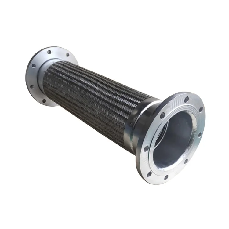 Stainless Steel Wire Braided Flexible Expansion Joint Corrugated Metal Hose with Flange
