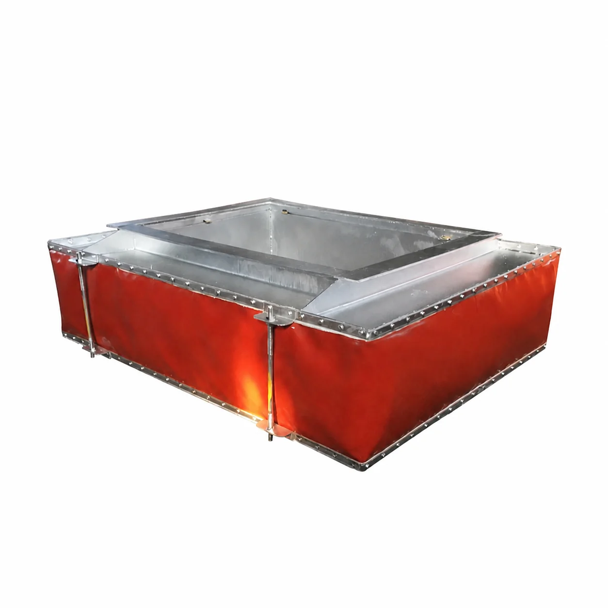 Customize High Temperature Hot air Dust square Exhaust Non-metal Rectangular Compensator Fabric Expansion Joint