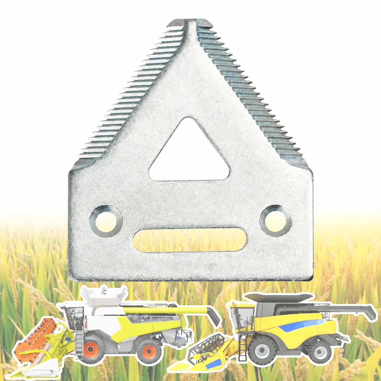 ABLSON Cut-Outs Harvester Knife With Reaper Blade for Combine Harvester Spare Parts Apply to Parts Cnh New Holland