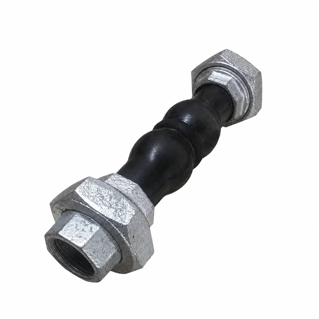 New Design Union Type Flexible Pipe Fittings Screws DIN Standard Threaded Rubber Expansion Joint