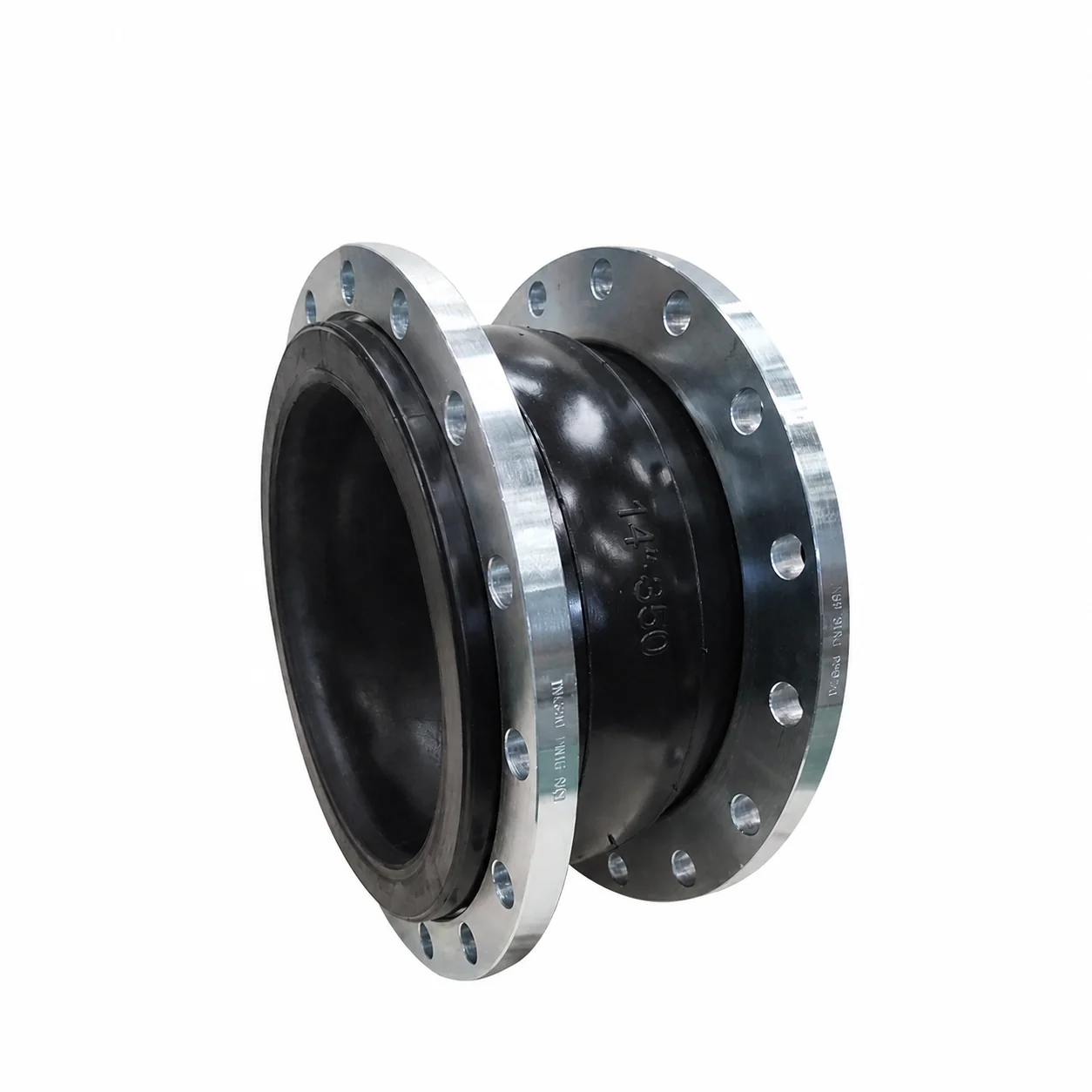 DIN ANSI 6 Inch Single Flange Sphere Bellow Flexible Rubber Junta De Goma Expans Joint