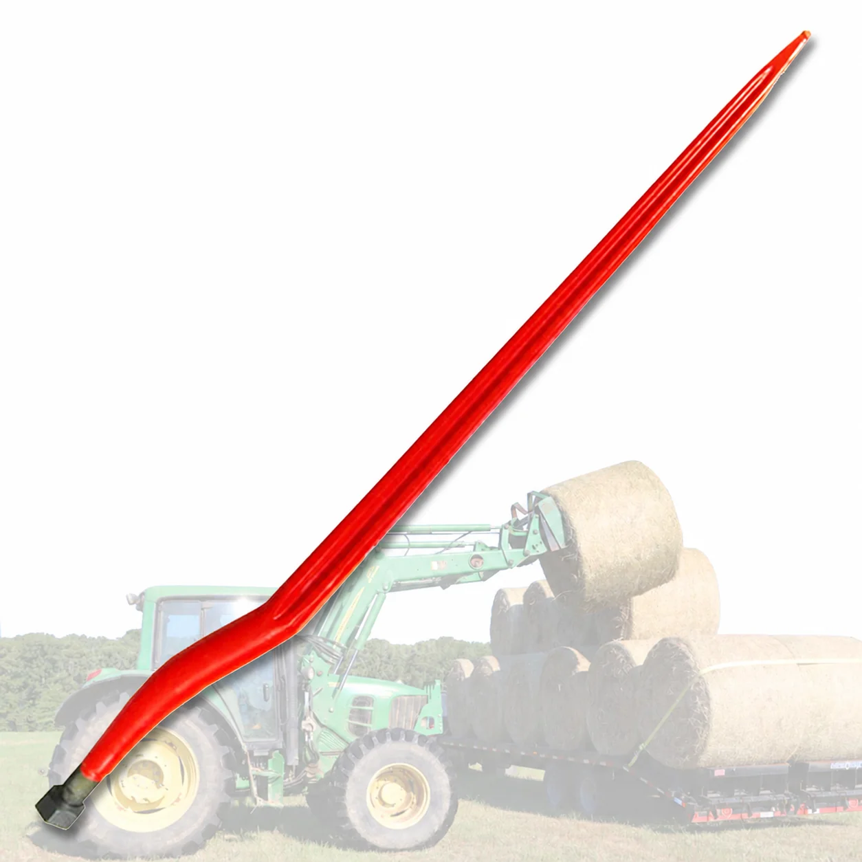 ABLSON Fast Delivery Farms Ranches Hay Loader Tractor Attachments Forged Cranked Hay Tines
