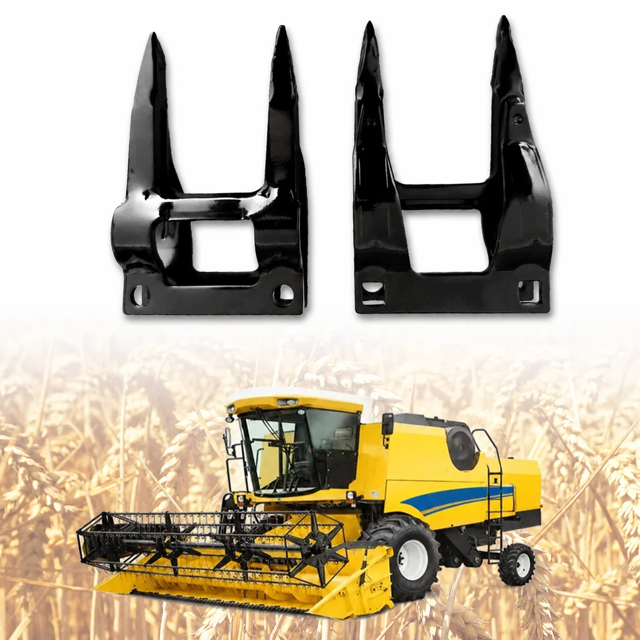ABLSON Forged Rivet Harvester Knife Guard With Agricultural Parts for Combine Harvester Apply to Jonh Deere Parts for Dc70