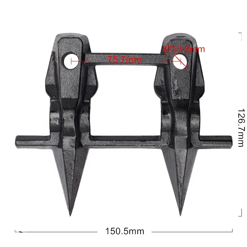High Quality Forged Double Sickle Knife Guard for Combine Harvester Spare Parts and Harvester Knife Guard