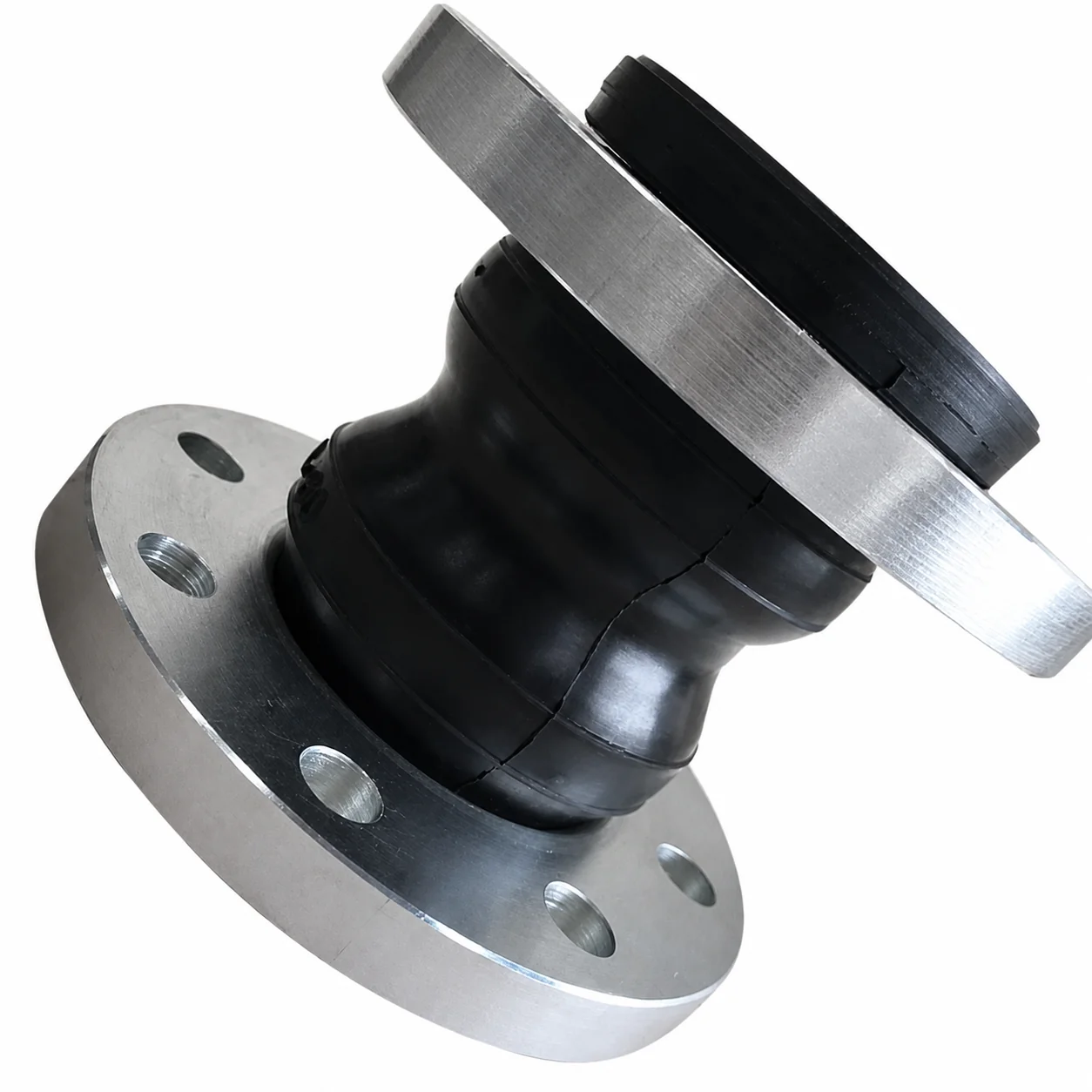 DIN PN10 Flange Double Sphere Dual EPDM Corrugated Compensator Rubber Expansion Joint