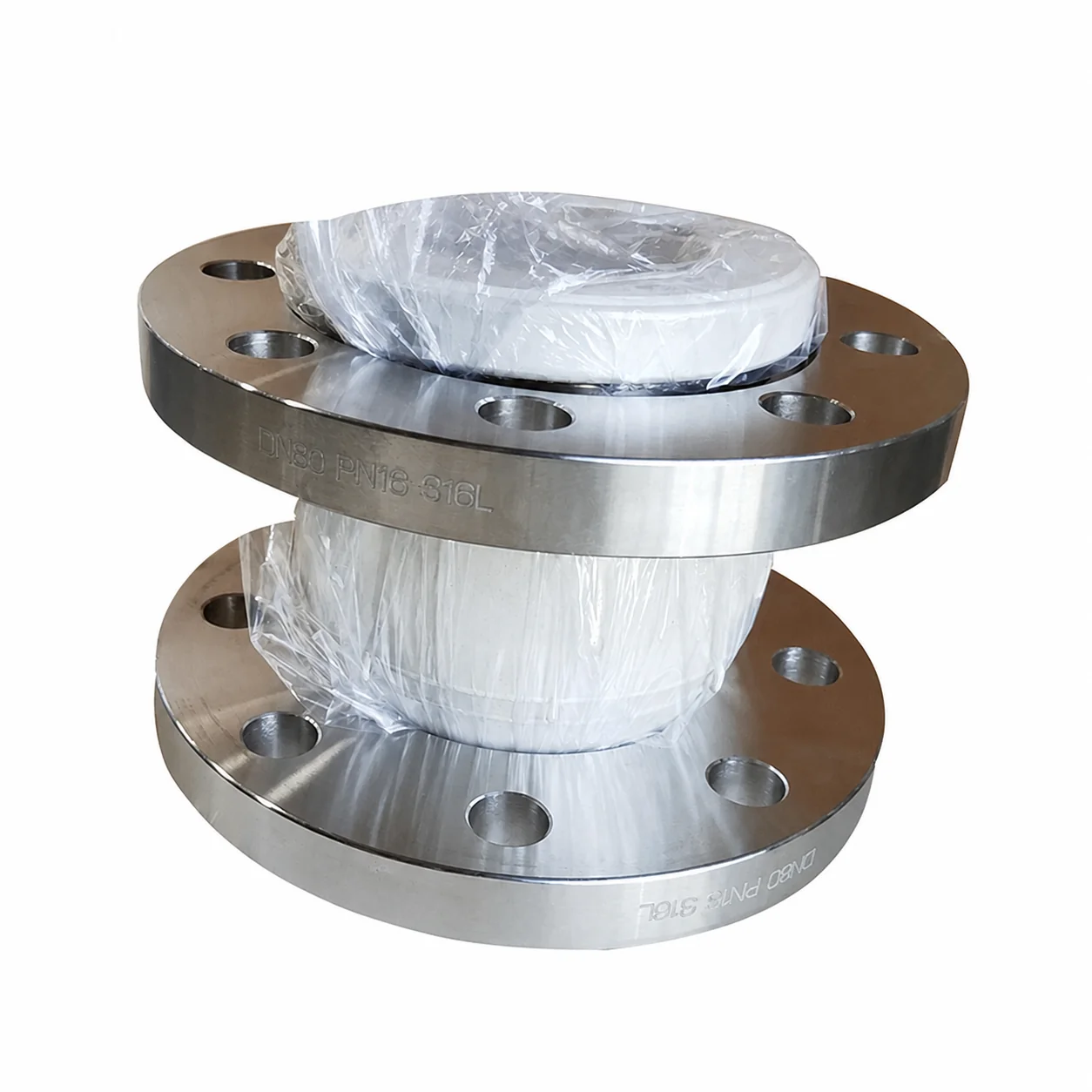 Dn40-600 Flanged Connector Pipeline Stainless Steel Flexible Food Grade Rubber Expansion Joint