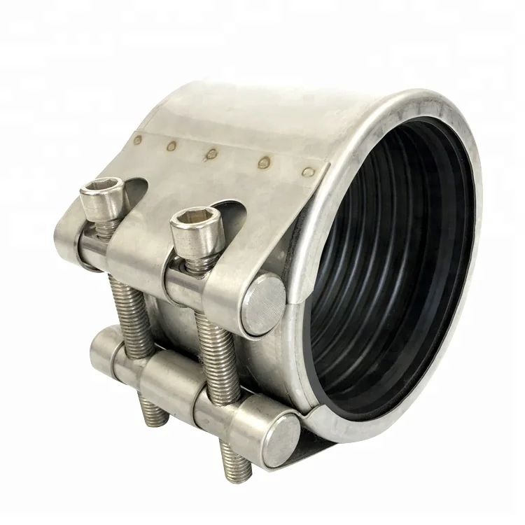 Split Sleeve Duct Leakage Plumping Water High Pressure Quick Clamps Hdpe Pipe Leak Repair Clamp