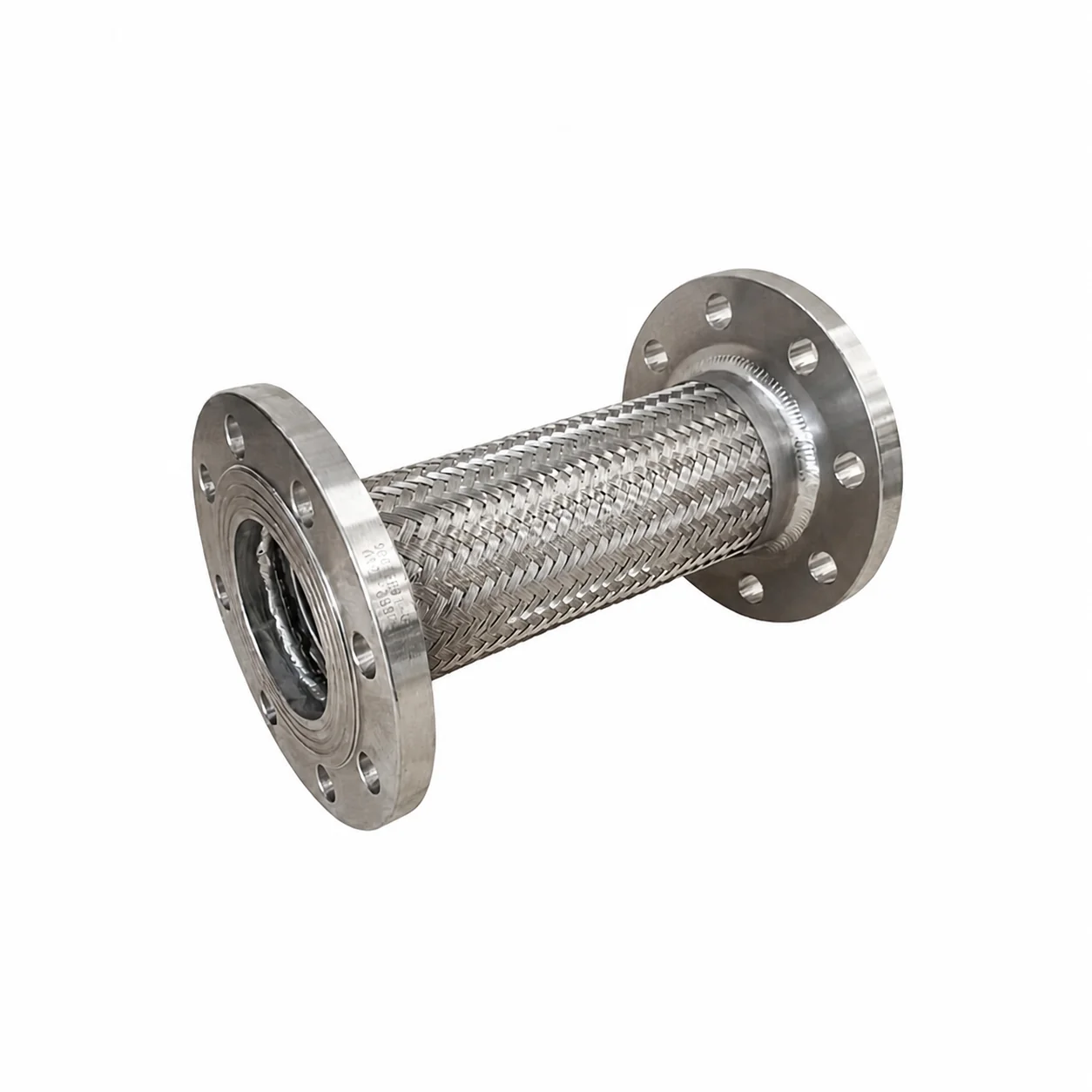 SS304 SS316  Corrugated Pipe Connector Stainless Steel Flanged Flexible Metal Hose for High Pressure Pipeline