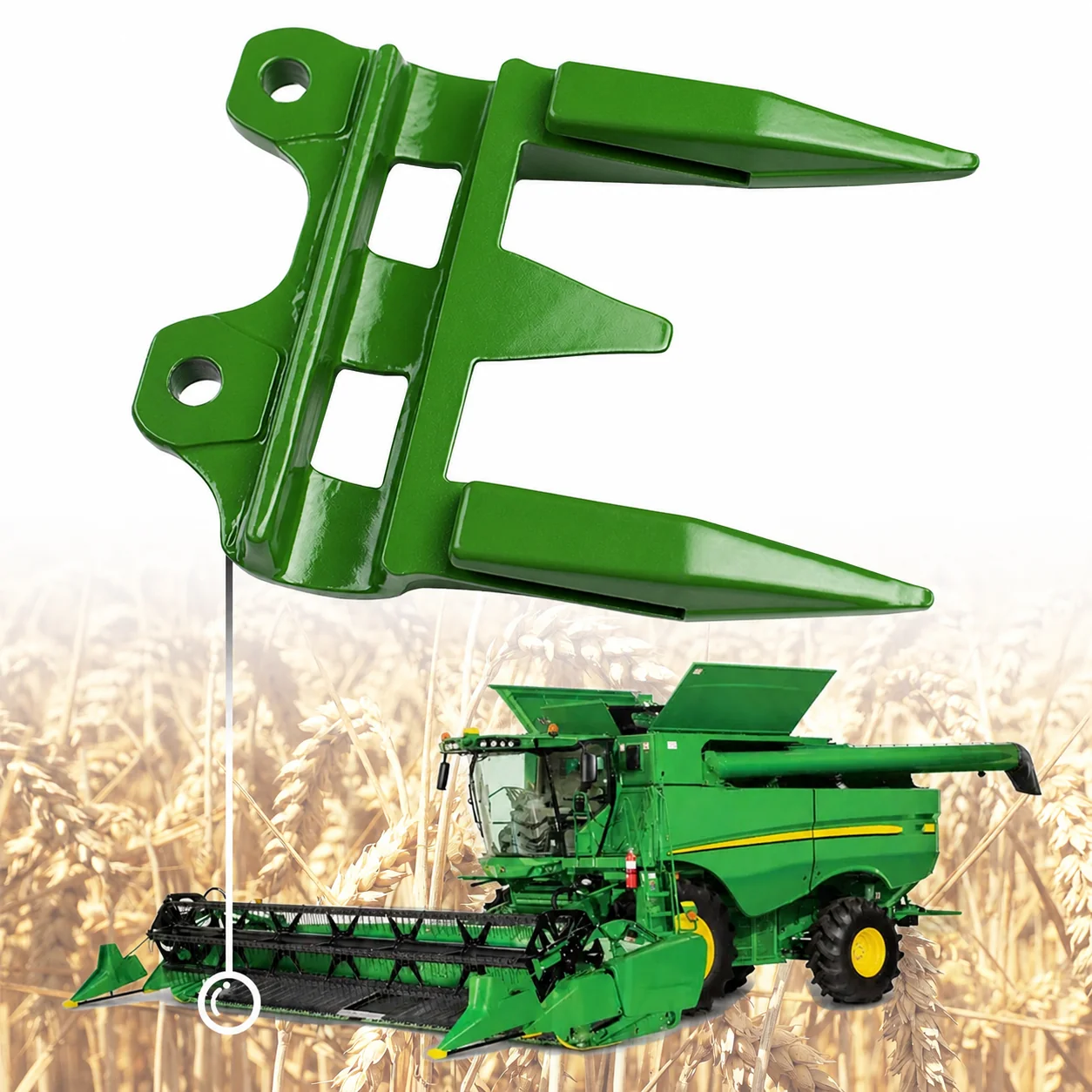 ABLSON Forged Finger Triple Prong Harvester Knife Guard for Class Combine Harvester Spare Parts Fit for Claas Spare Parts