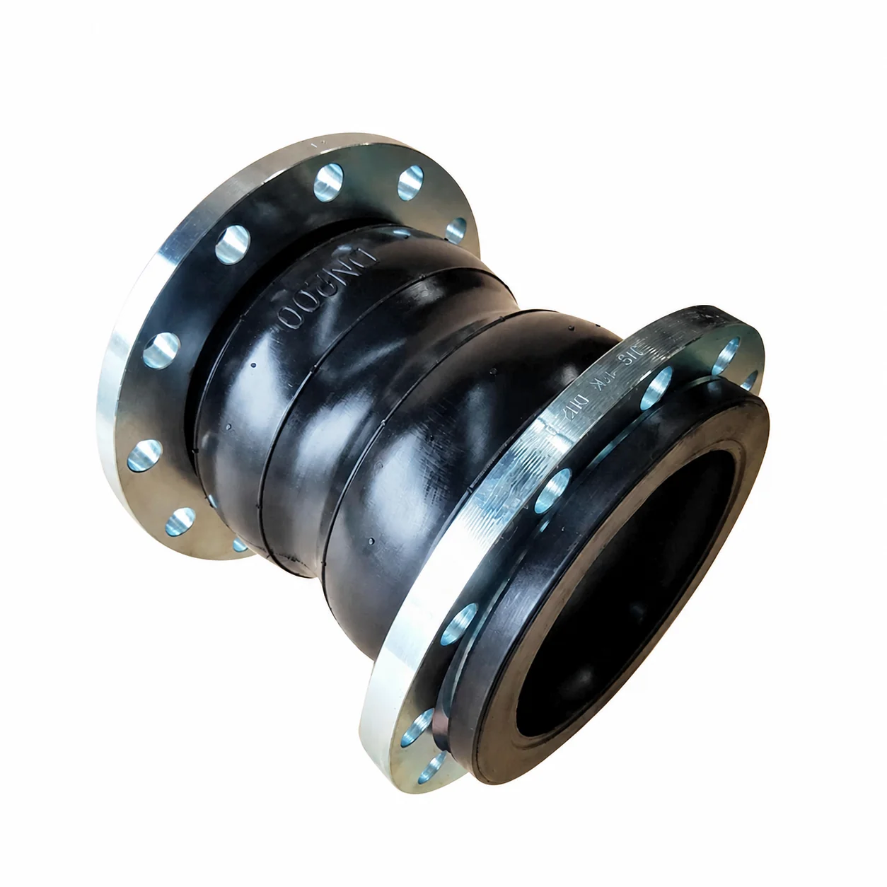 ANSI Cl150 Flange End Compensator Single Sphere Flexible Epdm Eccentric Reducing Rubber Expansion Joint