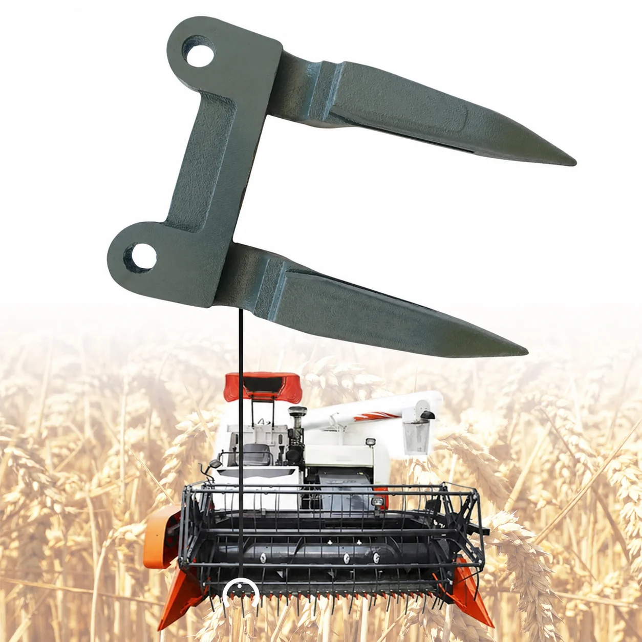 ABLSON Forged Finger Harvester Knife Guard for Kubota Combine Harvester Spare Parts Manufacturers Apply to Kubota Parts Dc70