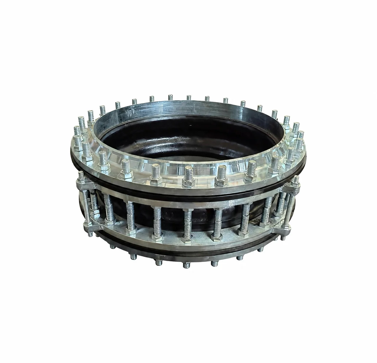 Large Diameter EPDM Rubber Expansion Joint with Double Flanged Connection