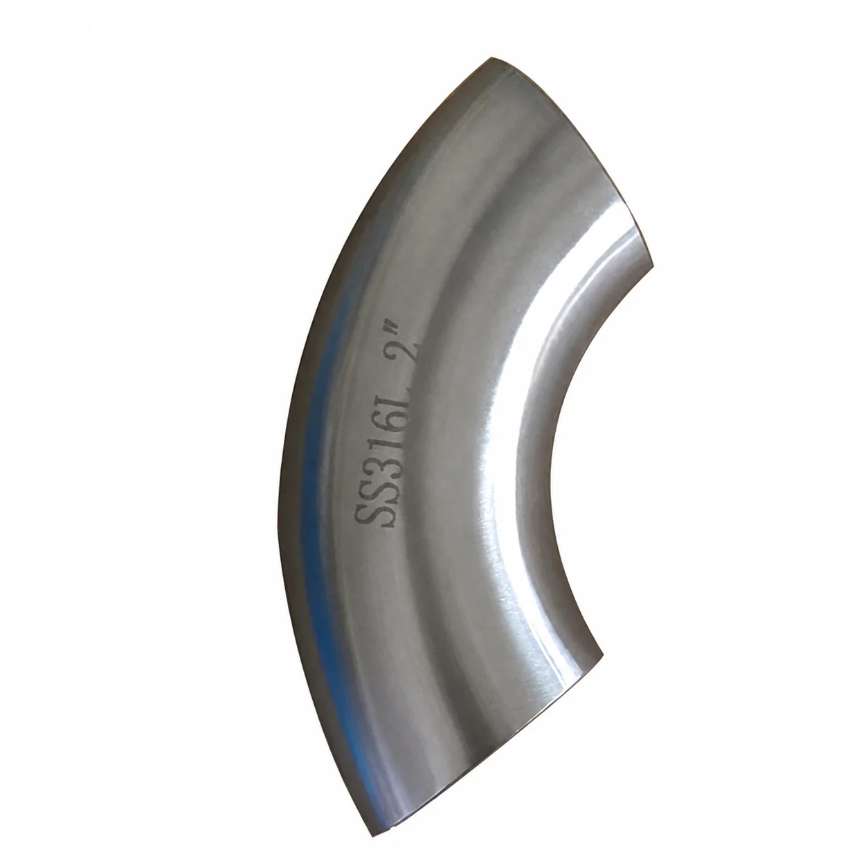 Pipe Fitting Butt Weld Stainless Steel 316L Bevel End Long Radius 90 Degree Elbow