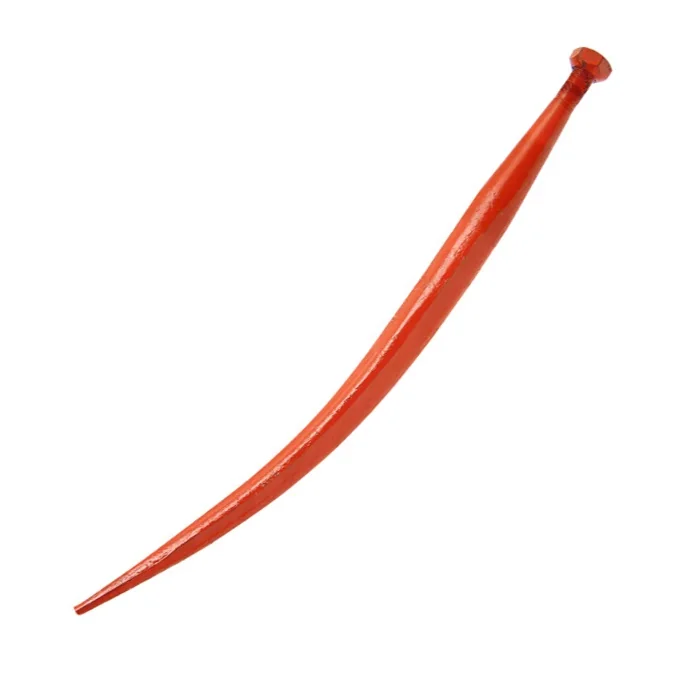 Forged Loader Tine Curved Conus Tine Length 600mm 680mm 760mm 800mm 810mm 920mm 940mm 980mm Hay Bale Spear and Hay Baler Parts