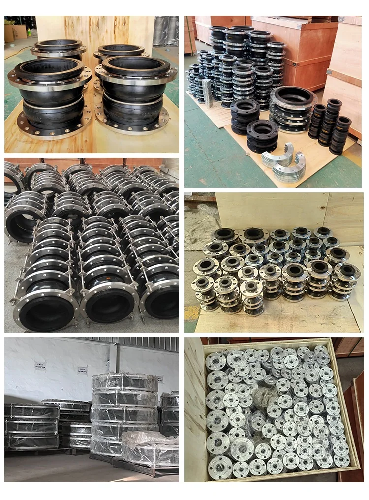 Runtaida Flexible Bellow Anti-vibration Stainless Steel Flange Single Ball Rubber Joint