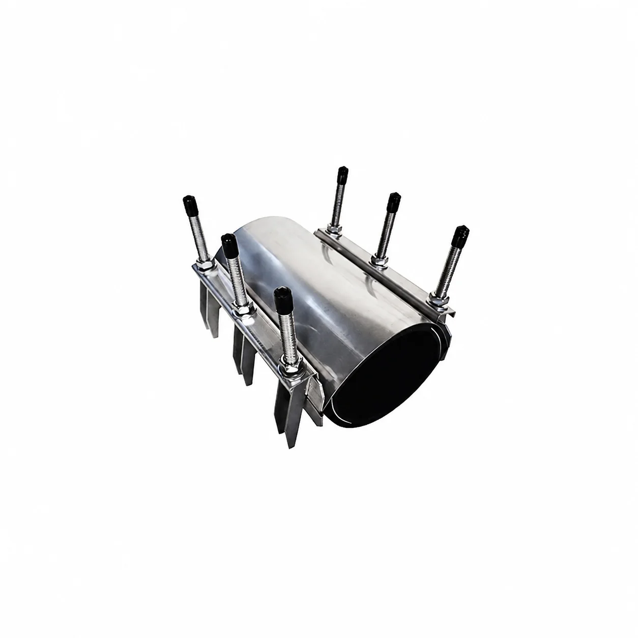 Custom OD Flexible Pipe Repair Clamp Coupling High Pressure Leak Stopper Band Clamp for Gas Oil Sewage Water Pipe