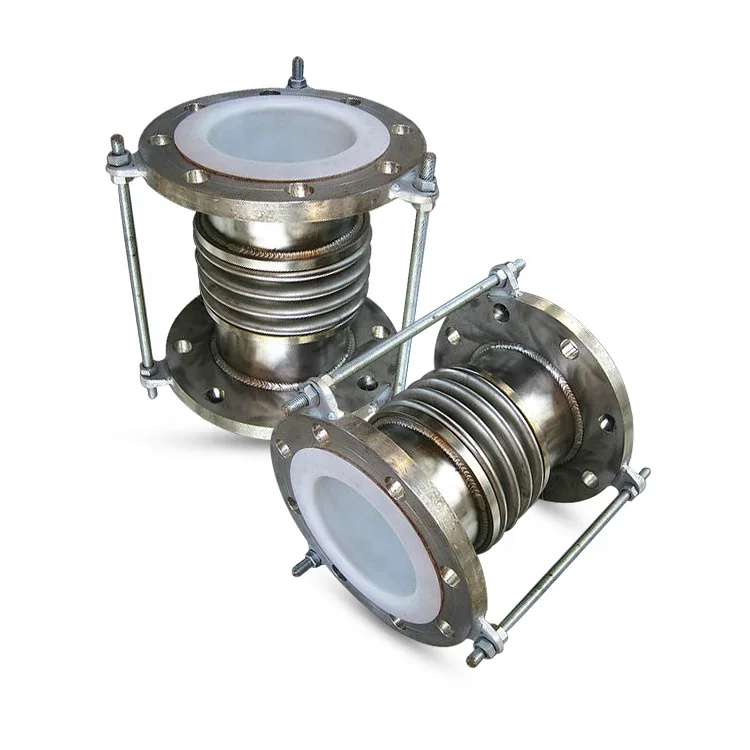 Steam Pipe Stainless Steel Universal PTFE Expansion Joint Corrosion Resistant Bellows Compensator