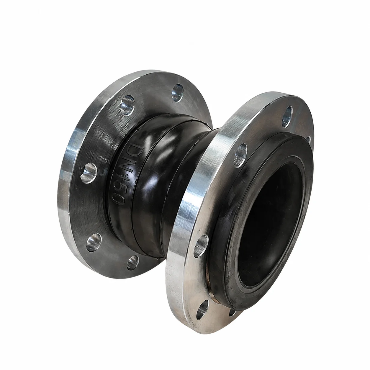 Alta Calidad DN150 Pipe Connector Flange Type Epdm Double Spheres Rubber Expansion Joint