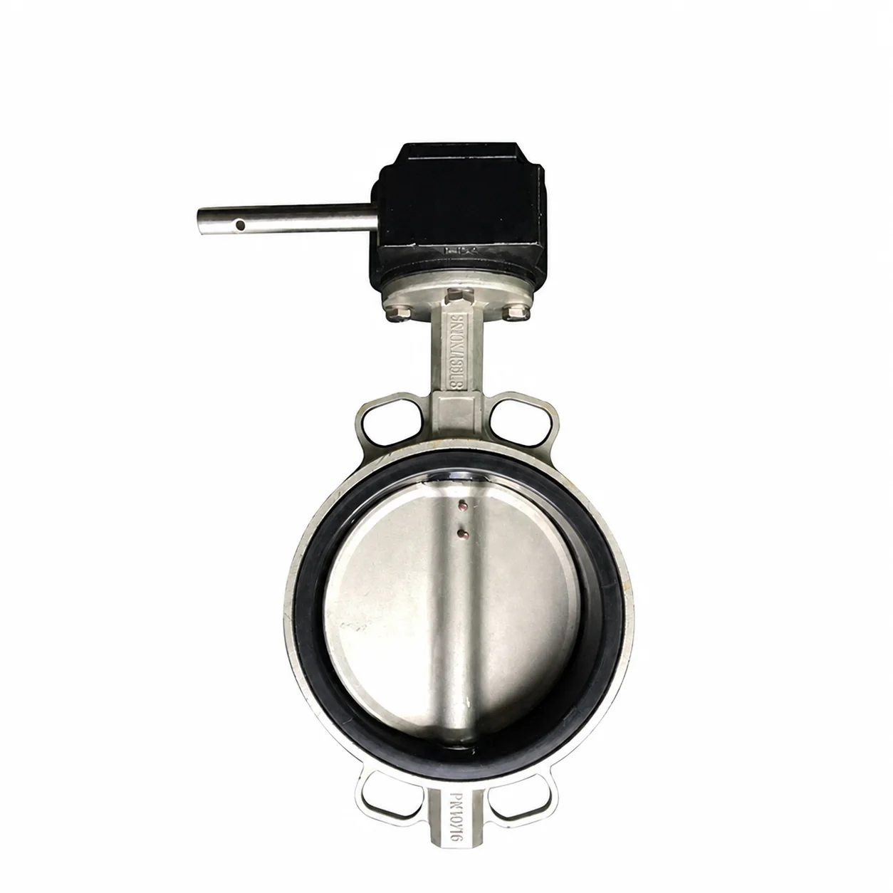 DN100 PN10 PN16 ANSI 150LB Stainless Steel 304 Body Wafer Type Price butterfly Valve