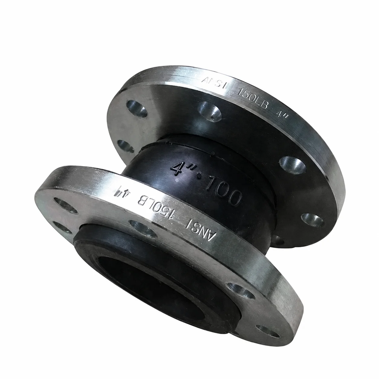 Flexible Connector Coupling Pipeline Ss304 or Carbon Steel ANSI 150LBS Flange Bellows Rubber Expansion Joint